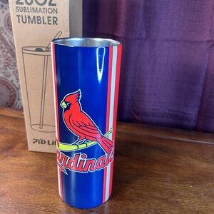 Cardinals Blue Stainless Steel Tumbler